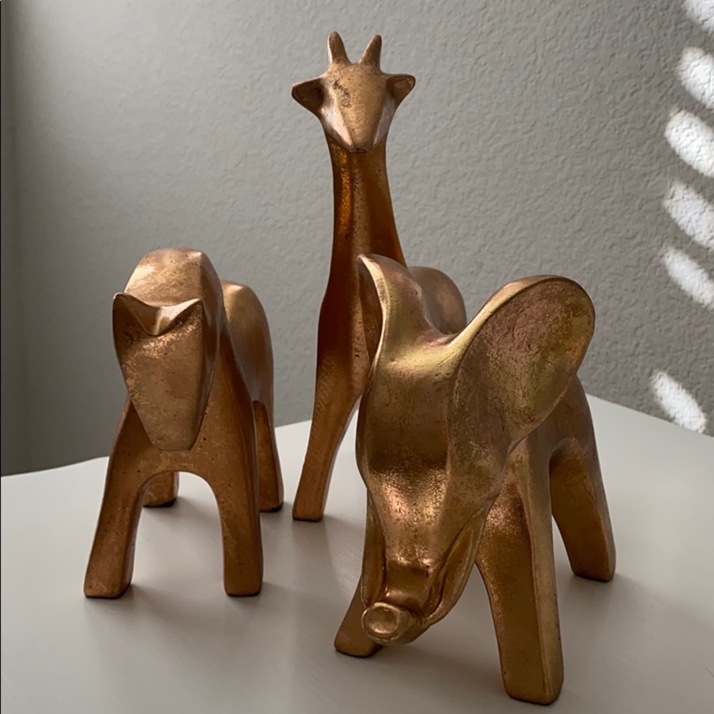 Nursery Decor (Gold Animals)